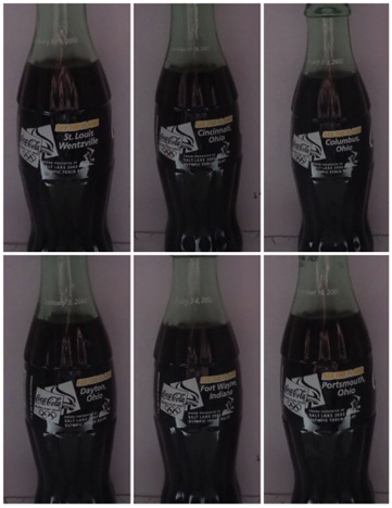 € 60,00 coca cola 6 flessen Torch really OS nrs 1725, 1852, 1853, 1854, 1855, 1857 st Louis, Ohio, Columbus, Dayton Portsmouth